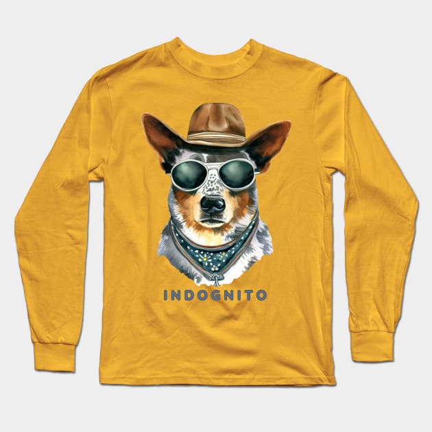 Australian Cattle Dog Indognito Long Sleeve T-Shirt by ZogDog Pro